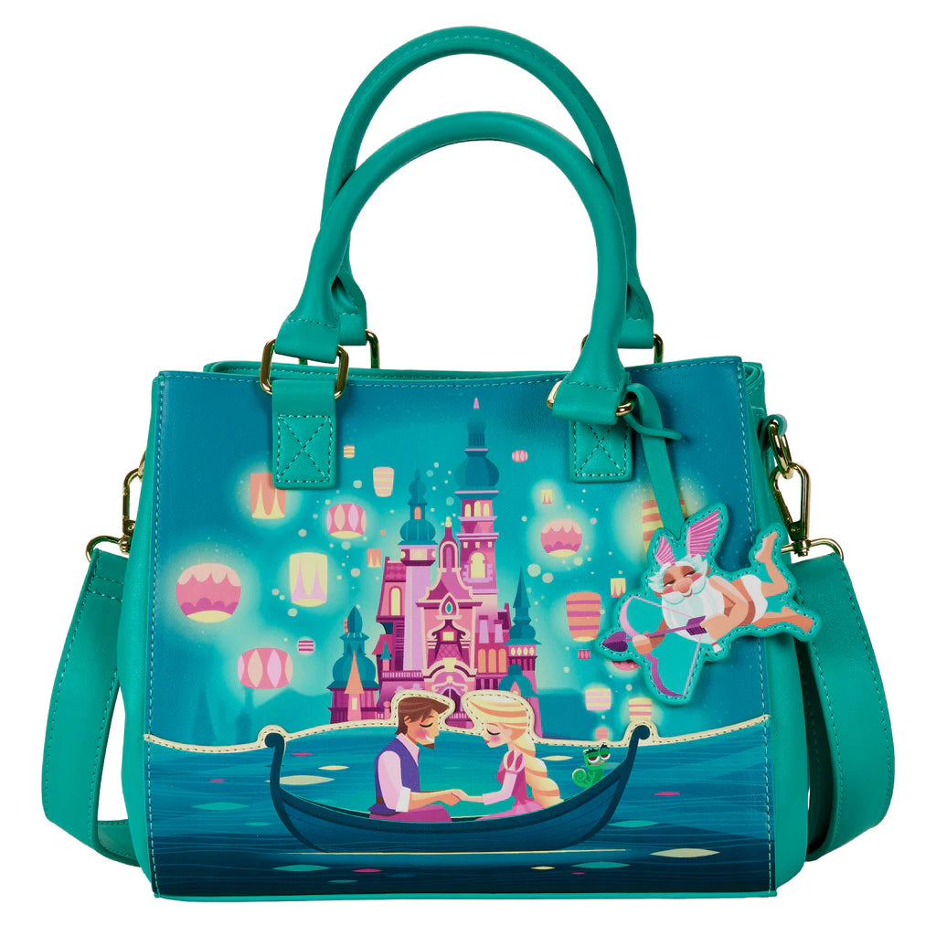 Tangled Princess Castle Cross Body Bag Loungefly