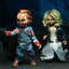 Bride of Chucky 8″ Scale Clothed Figure – Chucky & Tiffany 2-Pack