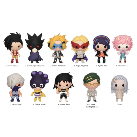 My Hero Academia Series 5 Figural Bag Clip Display Case