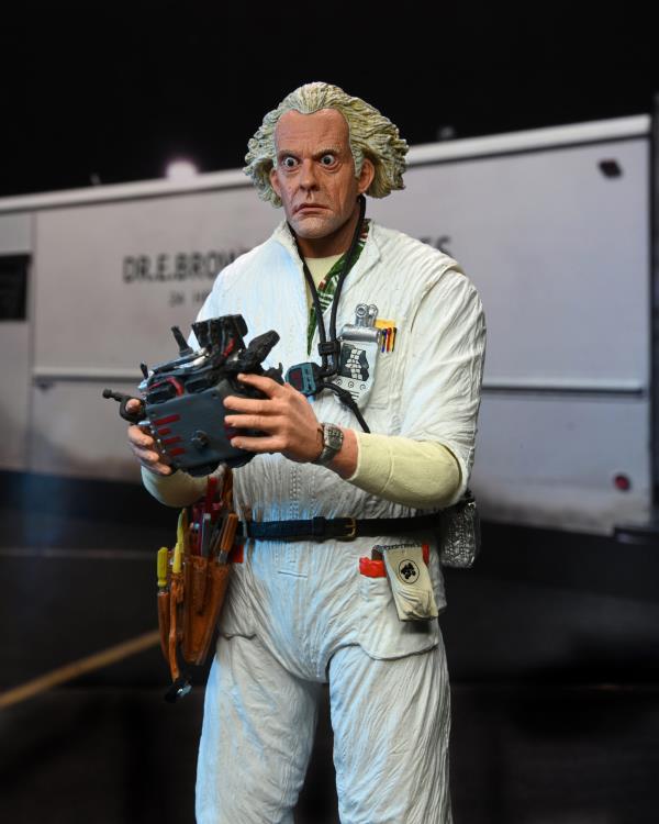 Back to the Future Ultimate Doc Brown (Hazmat Suit) Figure 1985