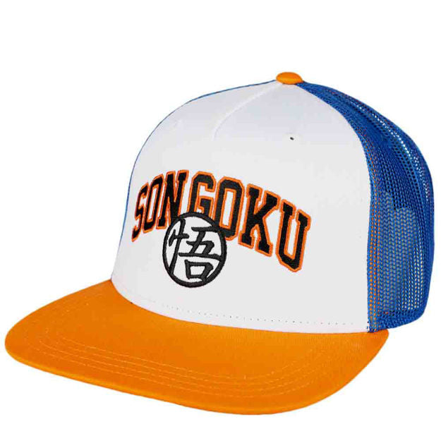 DRAGON BALL Z SON GOKU EMBROIDERED MESH TRUCKER