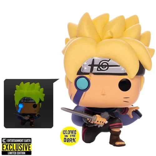 Boruto with Marks Glow-in-the-Dark Pop! Vinyl Figure - Entertainment Earth Exclusive