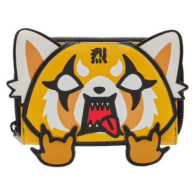 Loungefly Sanrio Aggretsuko Cosplay Zip Wallet