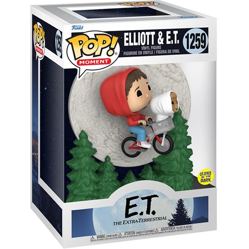 E.T. 40th Anniversary Elliot and E.T. Flying Glow-in-the-Dark Pop! Moment