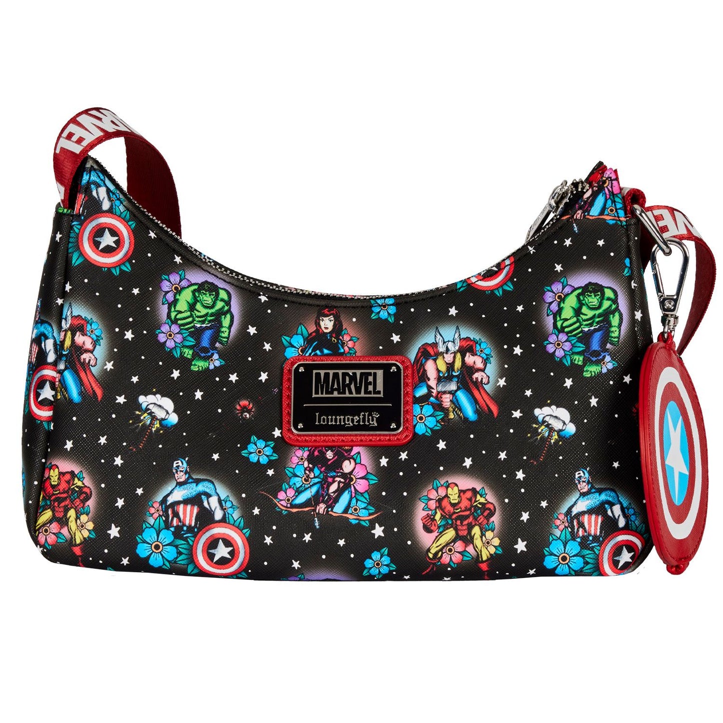 Loungefly Marvel Avengers Tattoo Shoulder Bag