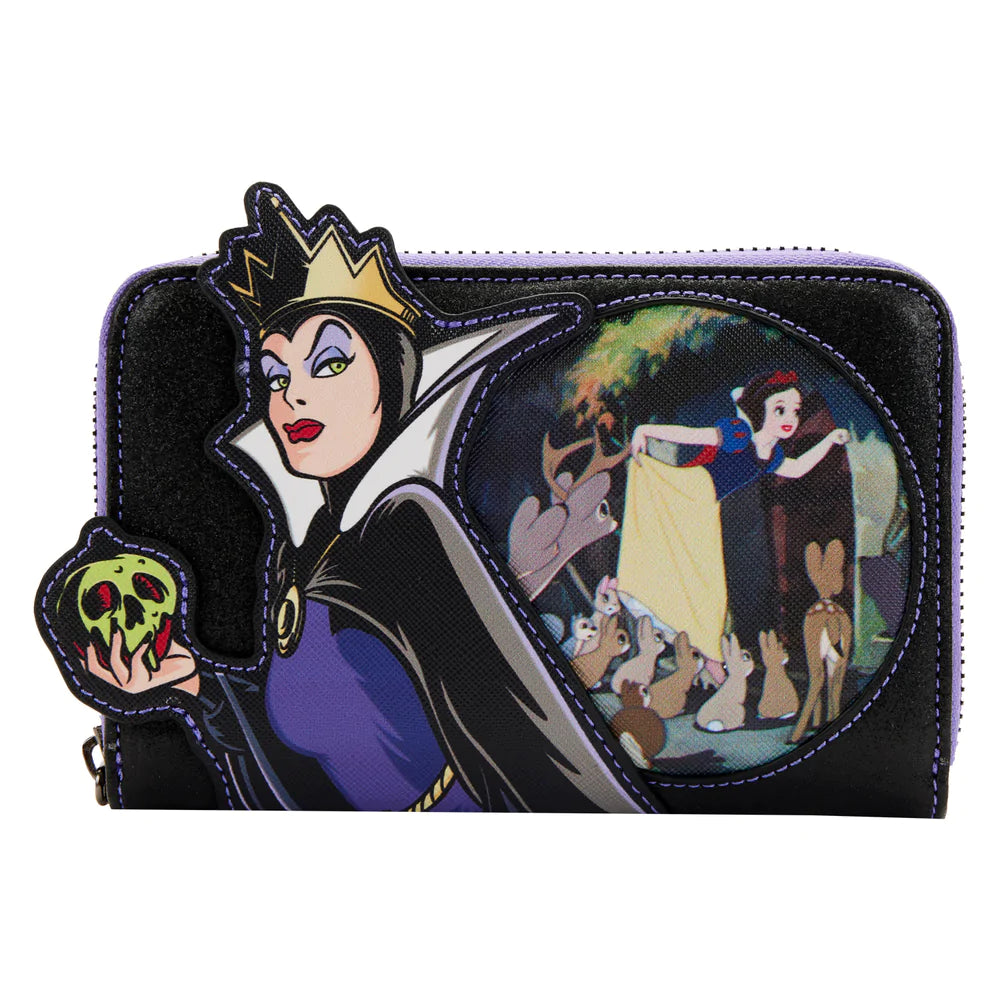 Loungefly Disney Villains Scenes Evil Queen Zip Around Wallet