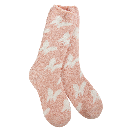 Cozy Butterfly Crew Rose