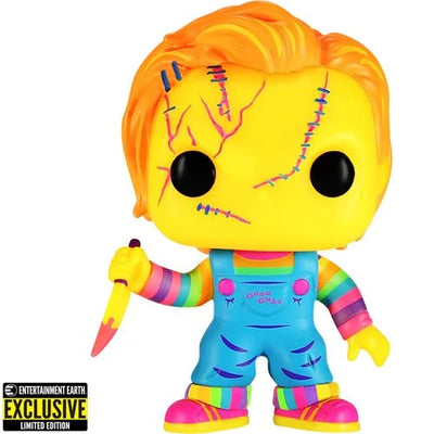 Child's Play Chucky Black Light Pop! Vinyl Figure - Entertainment Earth Exclusive