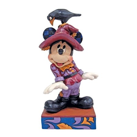 Disney Traditions Scarecrow Mickey Mouse by Jim Shore Statue Scaredy-Crow