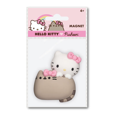 Hello Kitty x Pusheen 3D Foam Magnet