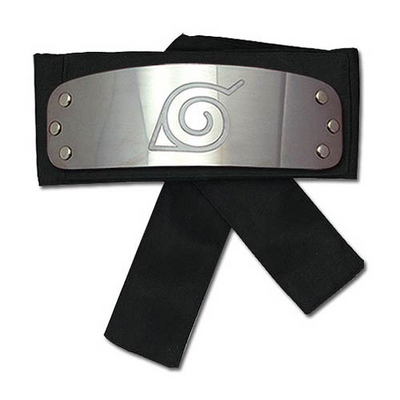 Naruto Shippuden Naruto Leaf Village Black Headband