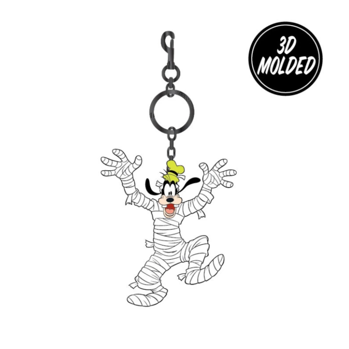 Loungefly Disney Goofy Halloween 3D Molded Keychain