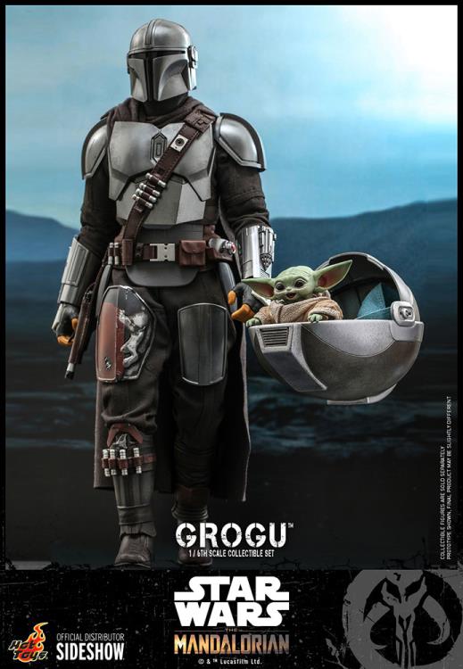 The Mandalorian TMS043 Grogu 1/6th Scale Collectible Figure Set