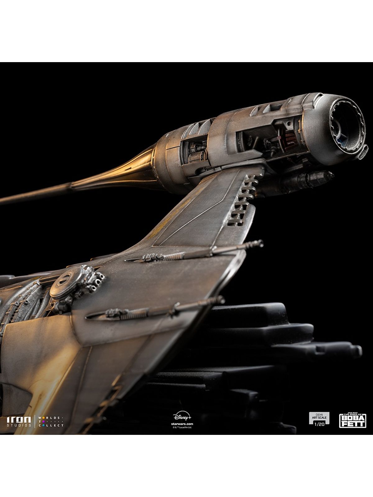 PRE-ORDER - Statue Mando`s N-1 Starfighter - Star Wars: Book of Boba Fett - Demi Art Scale 1/20 - Iron Studios