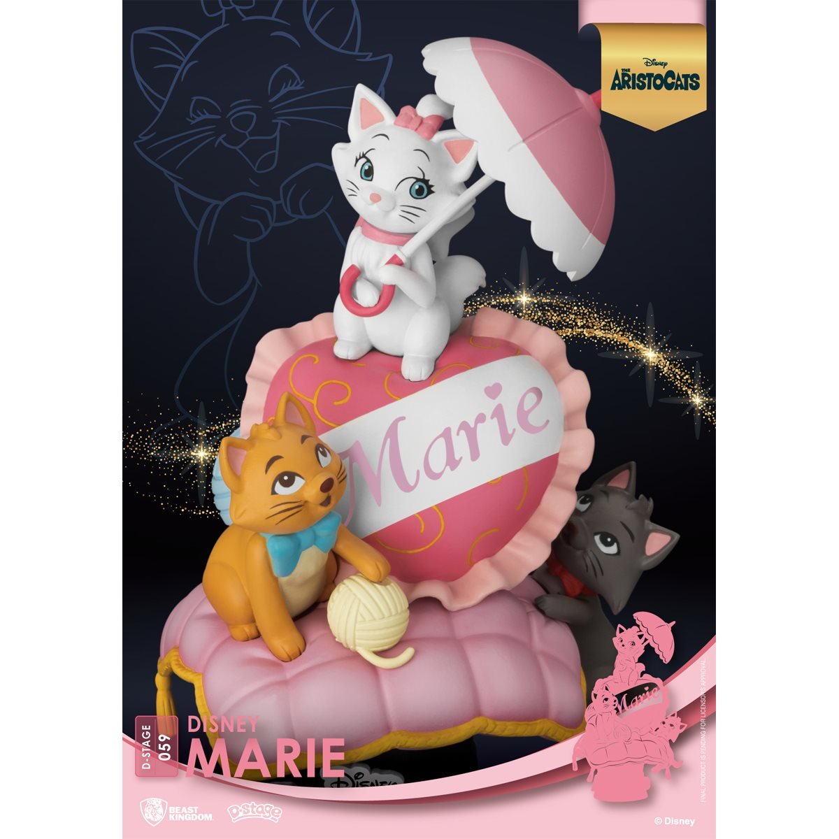 Disney Classic Aristocats Marie DS-059 D-Stage 6-Inch Statue