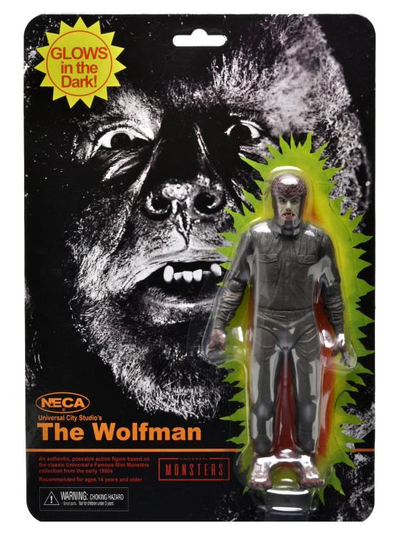 Universal Monsters Retro Glow-In-The-Dark The Wolfman Figure