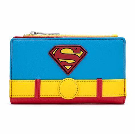 Superman Vintage Cosplay Mini Backpack & Wallet Set NWT Loungefly online X DC Comics