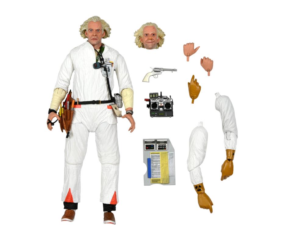 Back to the Future Ultimate Doc Brown (Hazmat Suit) Figure 1985