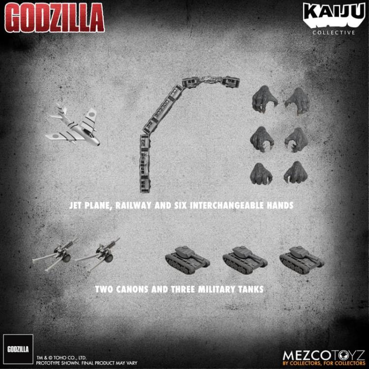 PRE-ORDER Godzilla (1954) Kaiju Collective Godzilla (Black & White)