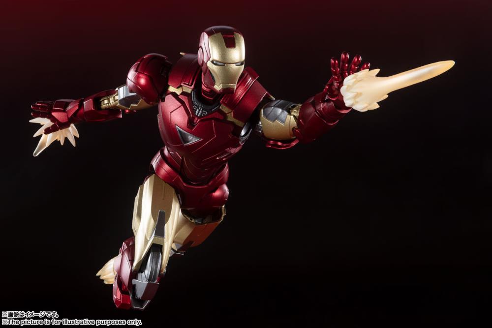 Marvel The Avengers S.H.Figuarts Iron Man Mark 6 (Battle Of New York Edition) 6" Scale Action Figure