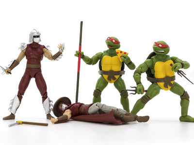 The Loyal Subjects BST AXN Eastman & Laird's Teenage Mutant Ninja Turtles PX Action 4 Pack Set 2