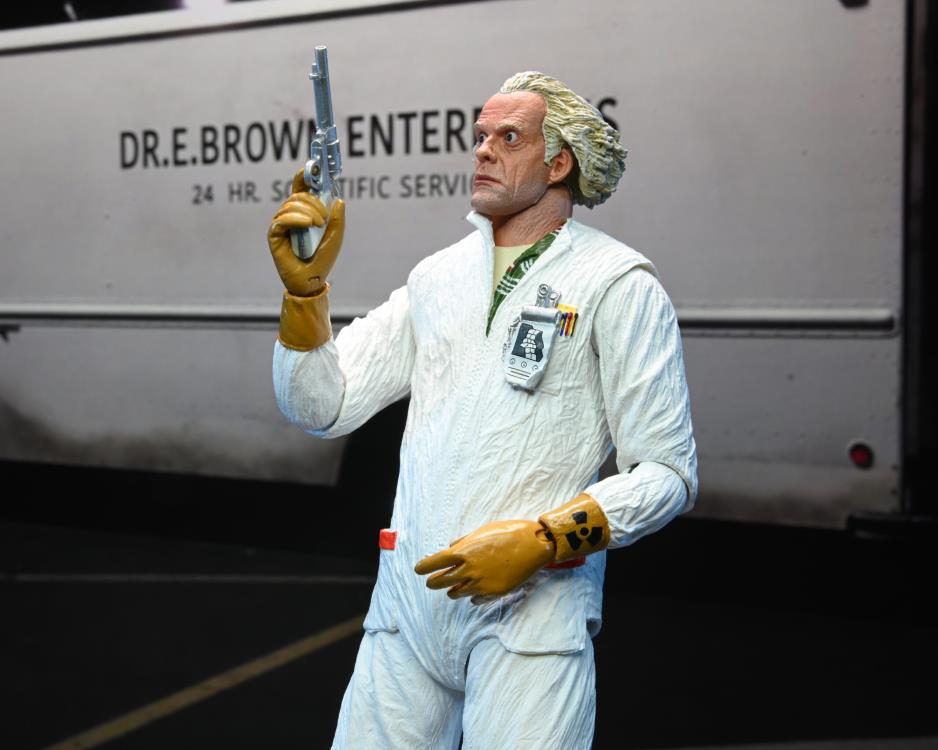 Back to the Future Ultimate Doc Brown (Hazmat Suit) Figure 1985