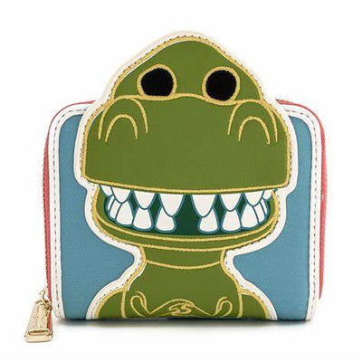 FUNKO POP! BY LOUNGEFLY PIXAR 25TH ANNIVERSARY REX ZIP AROUND WALLET