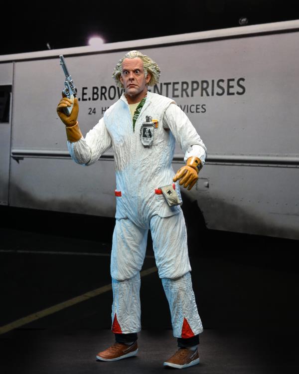 Back to the Future Ultimate Doc Brown (Hazmat Suit) Figure 1985