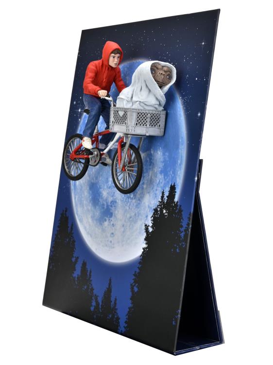 E.T. 40th Anniversary Elliot & E.T. on Bicycle 7" Scale Figure