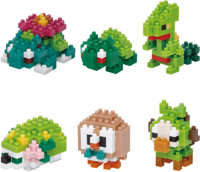 Pokemon Type Grass Set 1, Mininano Series