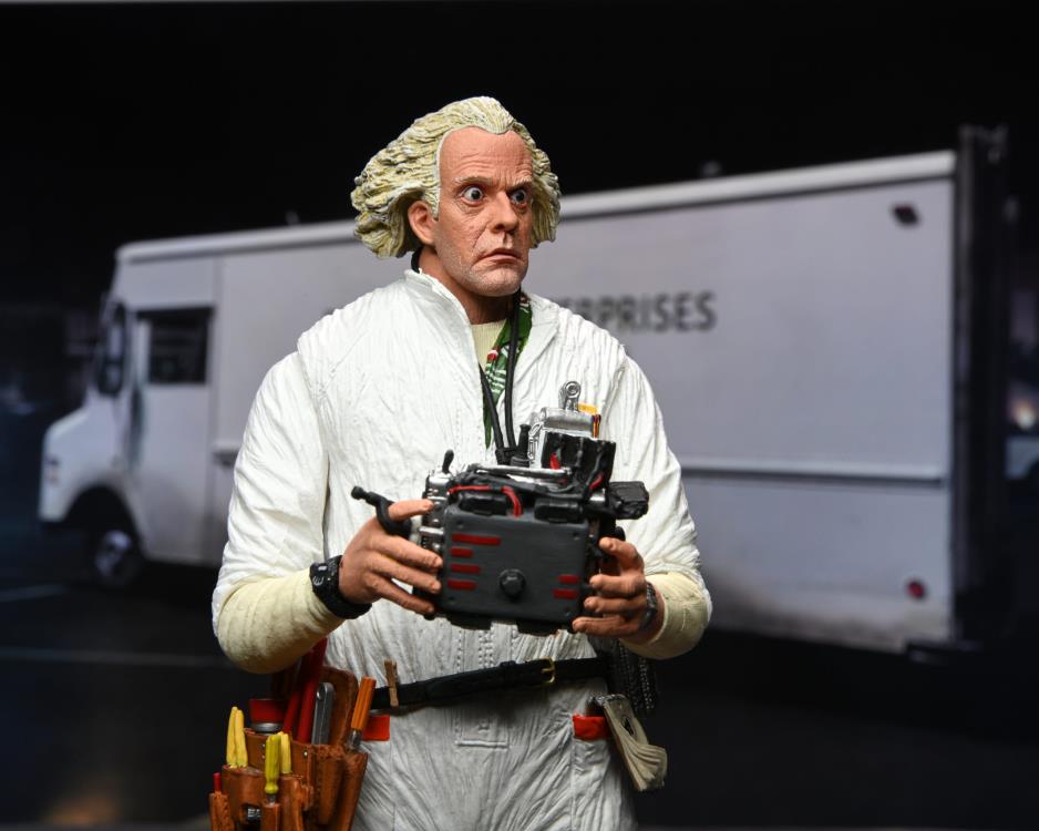 Back to the Future Ultimate Doc Brown (Hazmat Suit) Figure 1985