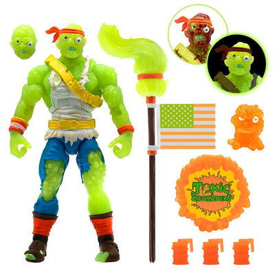 Toxic Crusaders Ultimates Toxie (Radioactive Red Rage) Figure