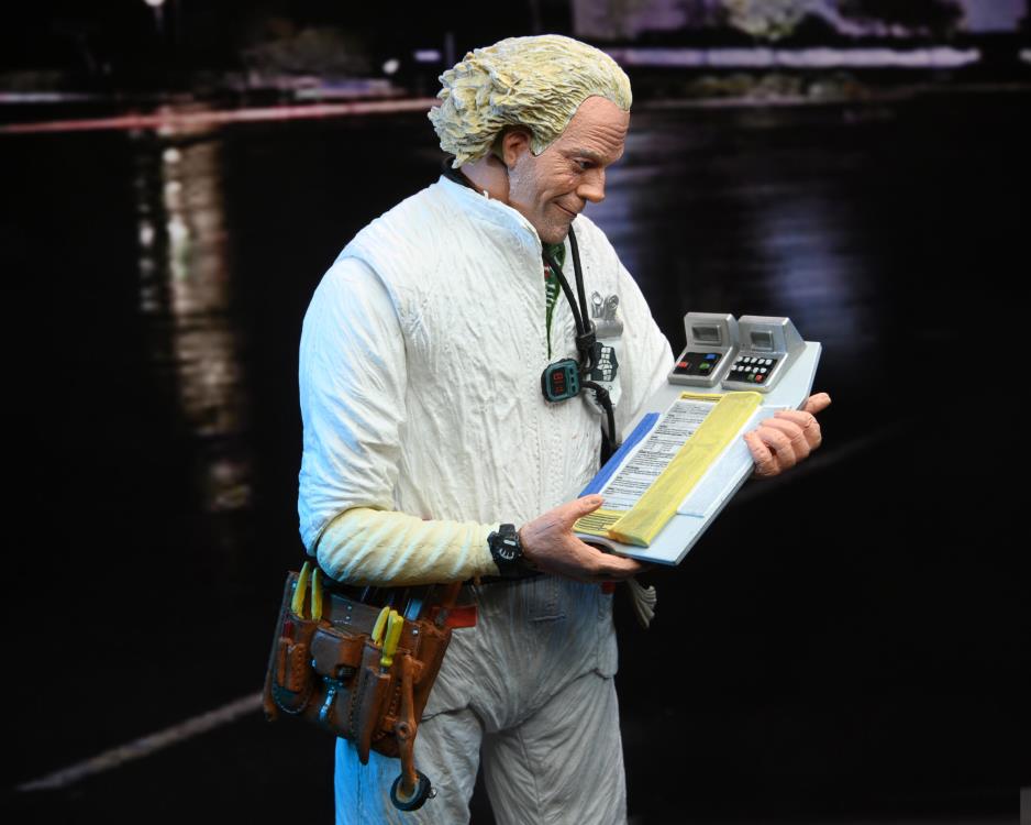 Back to the Future Ultimate Doc Brown (Hazmat Suit) Figure 1985