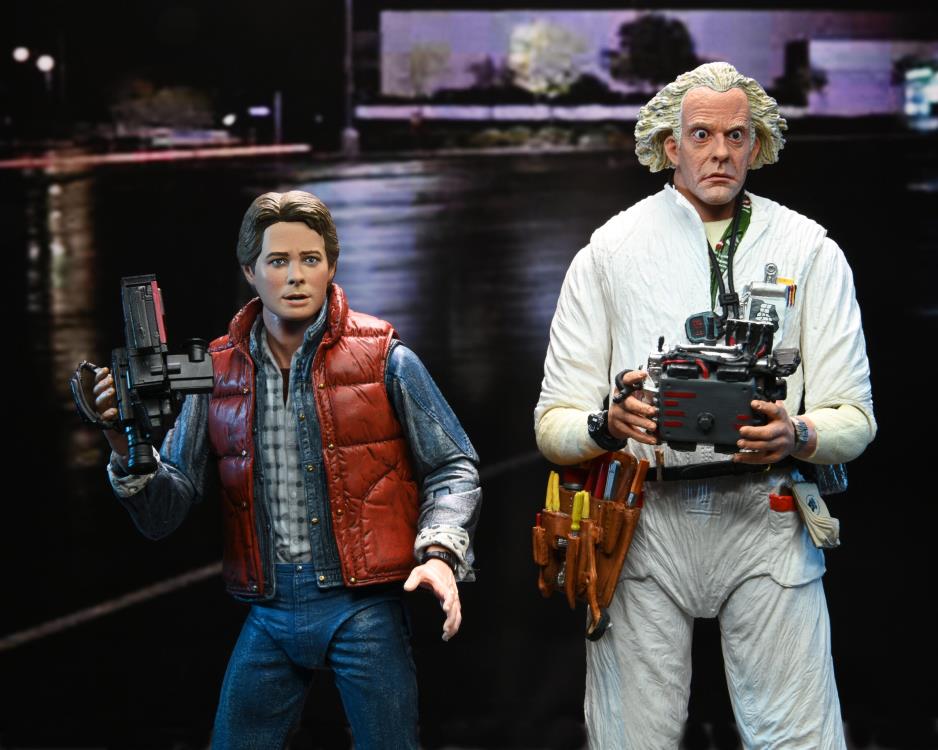 Back to the Future Ultimate Doc Brown (Hazmat Suit) Figure 1985