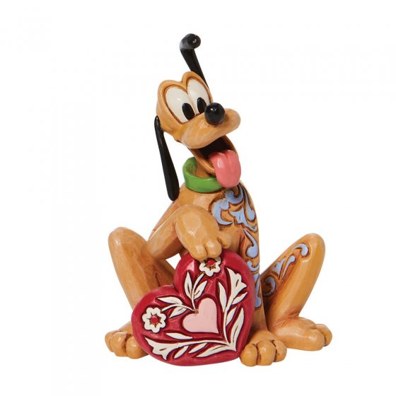 Pluto Heart Mini Figurine