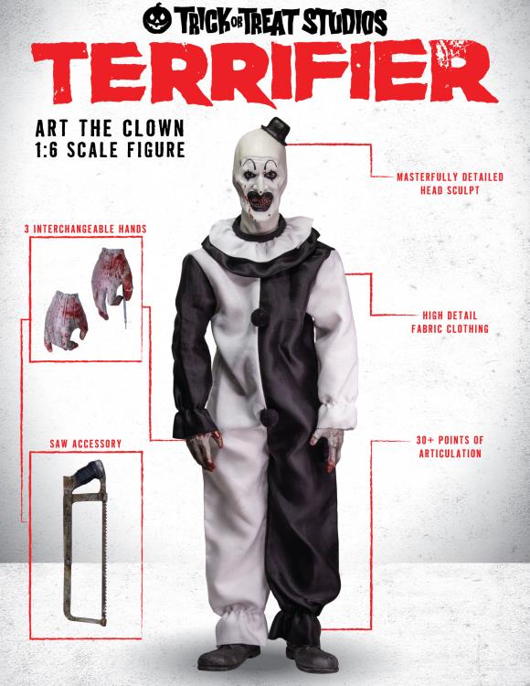 Terrifier- Art the Clown 1:6 Scale Figure – Replay Toys LLC