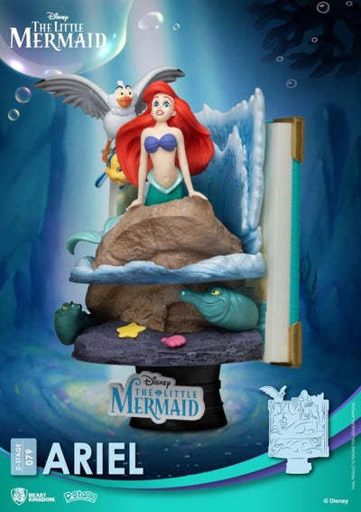 The Little Mermaid Disney Storybook D-Stage DS-079 Ariel Statue