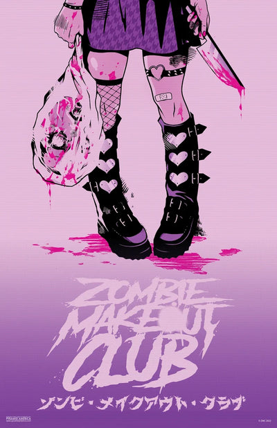 Zombie Makeout Club Knife Poster