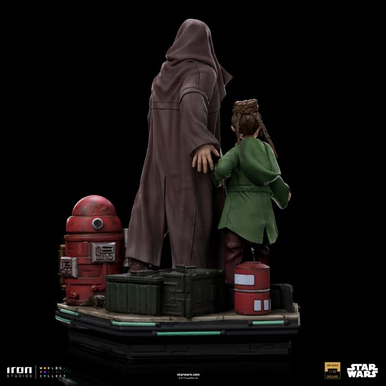 Star Wars: Obi-Wan Kenobi Obi-Wan and Young Leia Deluxe 1/10 Art Scale Limited Edition Statue