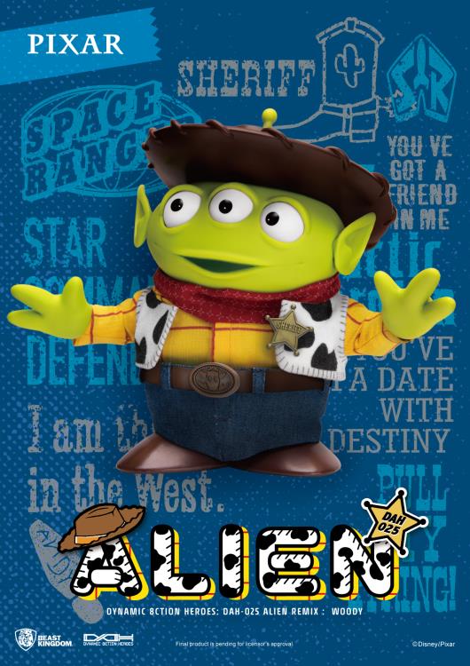 Pixar Woody Alien Dynamic Action Heroes