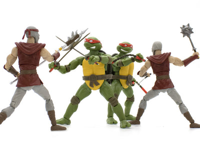 Teenage Mutant Ninja Turtles BST AXN PX Previews Exclusive Classic Comic Four-Pack (Set 1)