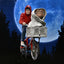 E.T. 40th Anniversary Elliot & E.T. on Bicycle 7" Scale Figure