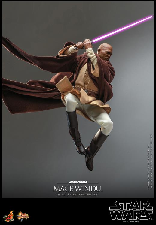 PRE-ORDER Star Wars: Attack of the Clones Mace Windu 1/6th Scale Collectible Figure