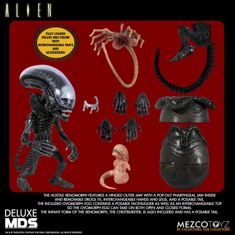 Alien Mezco Designer Series Deluxe Alien Set