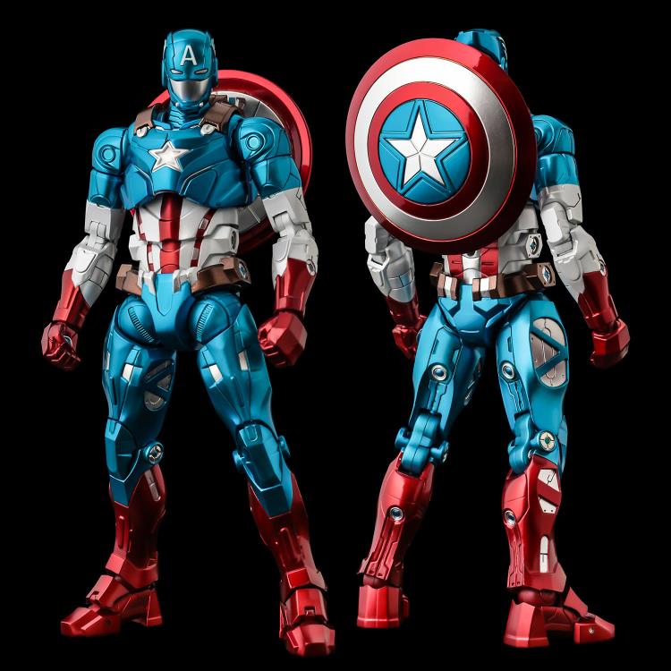 Marvel Fighting Armor Captain America Figure