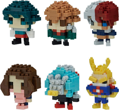 Nanoblock - My Hero Academia Vol. 1 (Box of 6 Blind Boxes), Nanoblock mininano Series