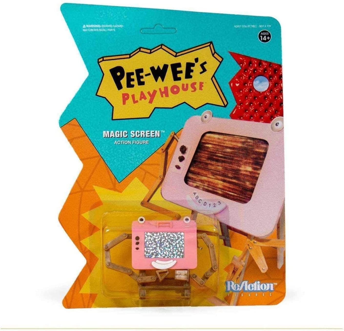 Pee Wees Playhouse Magic Screen Reaction Figure