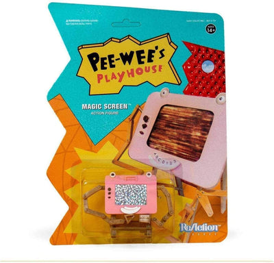 Pee Wees Playhouse Magic Screen Reaction Figure