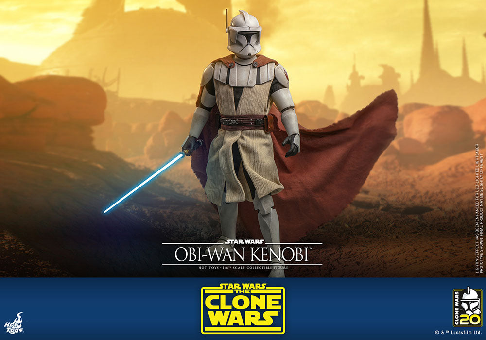 PRE-ORDER Star Wars: The Clone Wars TMS095 Obi-Wan Kenobi 1/6th Scale Figure