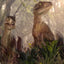 Jurassic Park Just The Two Raptors 1/10 Deluxe Art Scale Limited Edition Statue